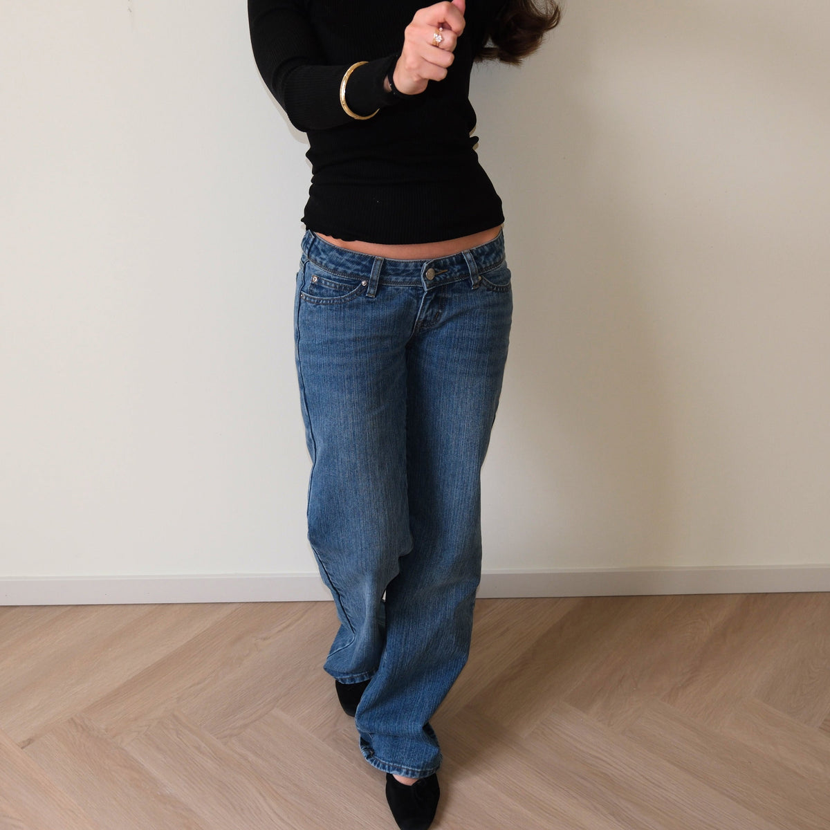 Loose staple jeans