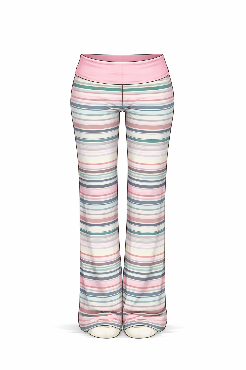 Striped Yoga Pants
