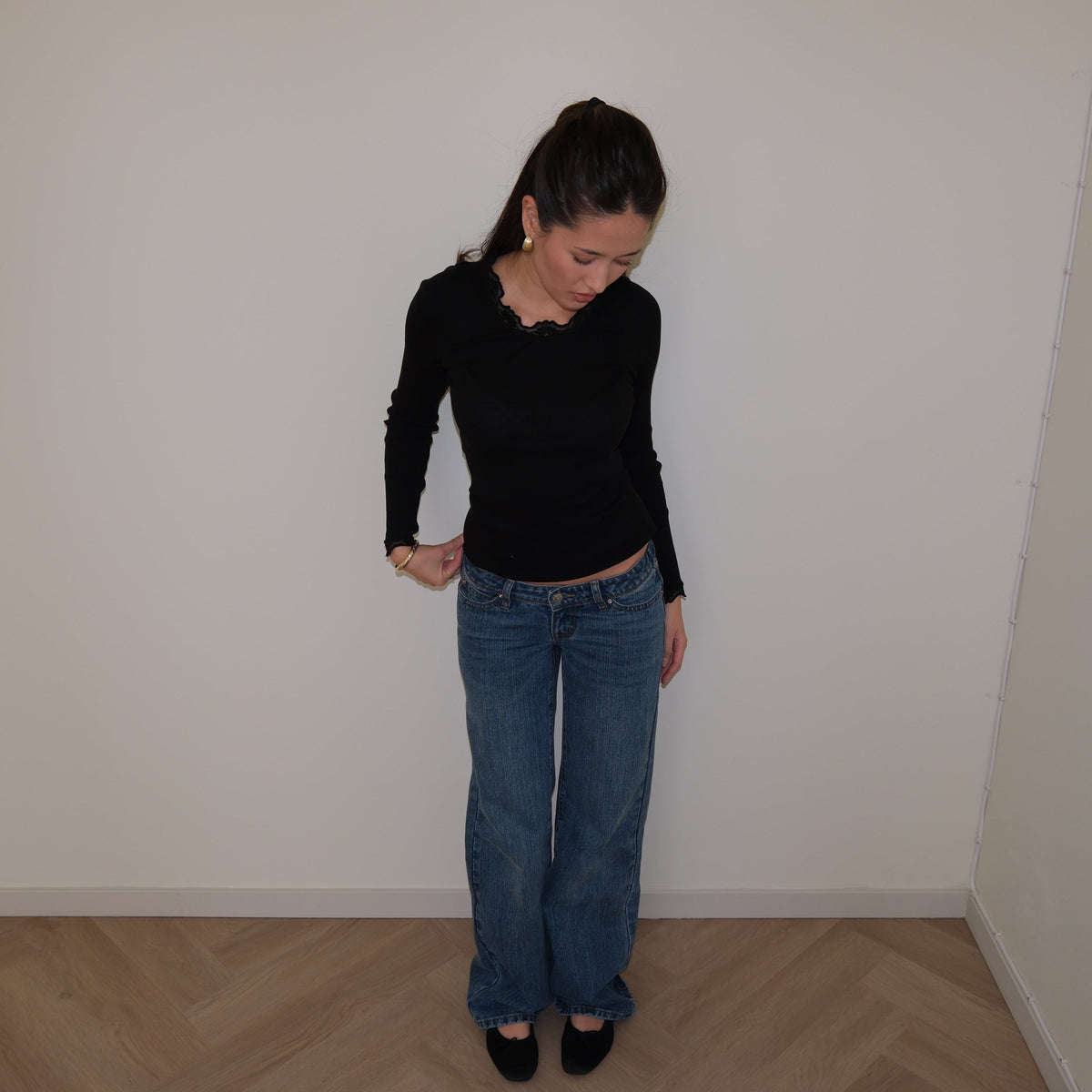 Loose staple jeans