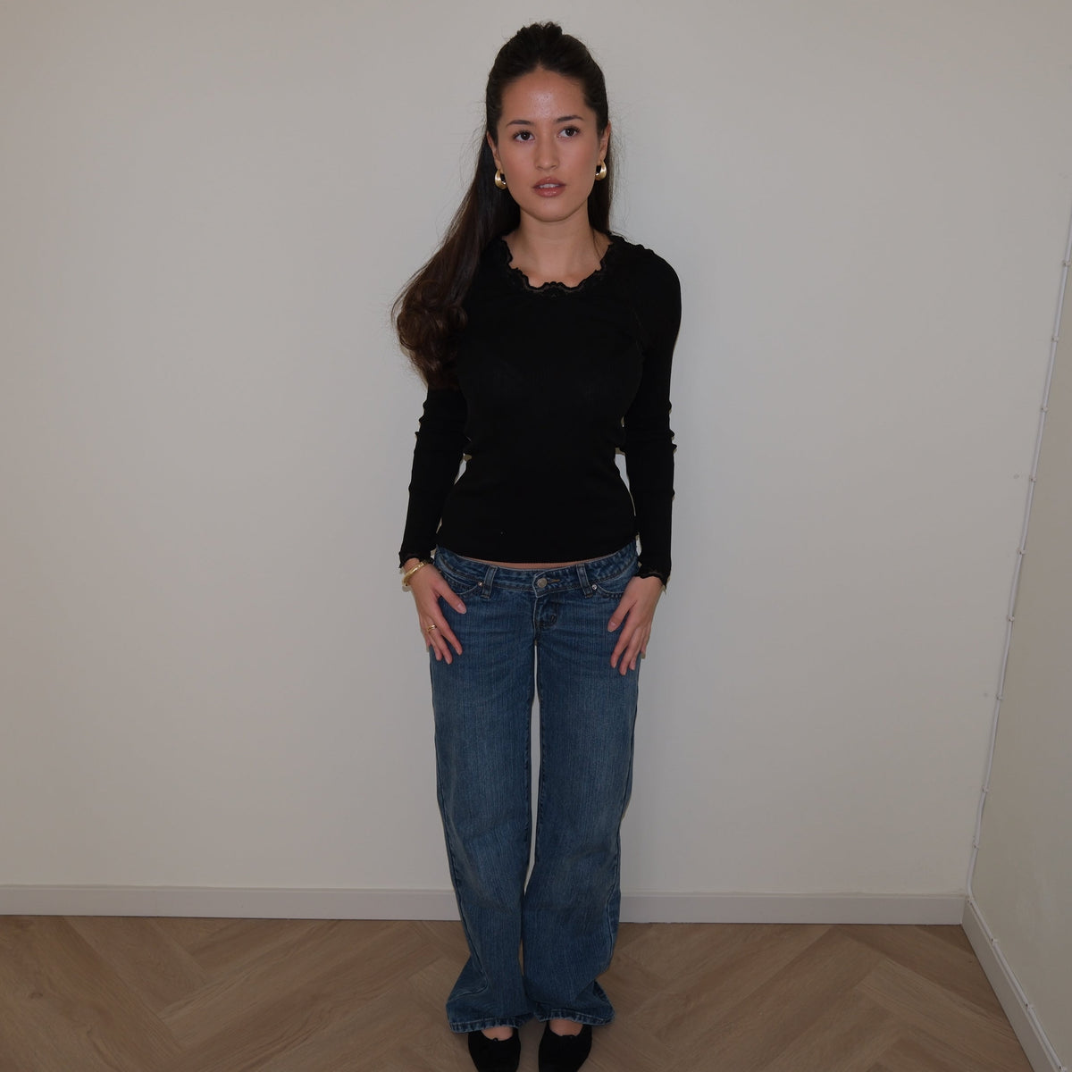 Loose staple jeans