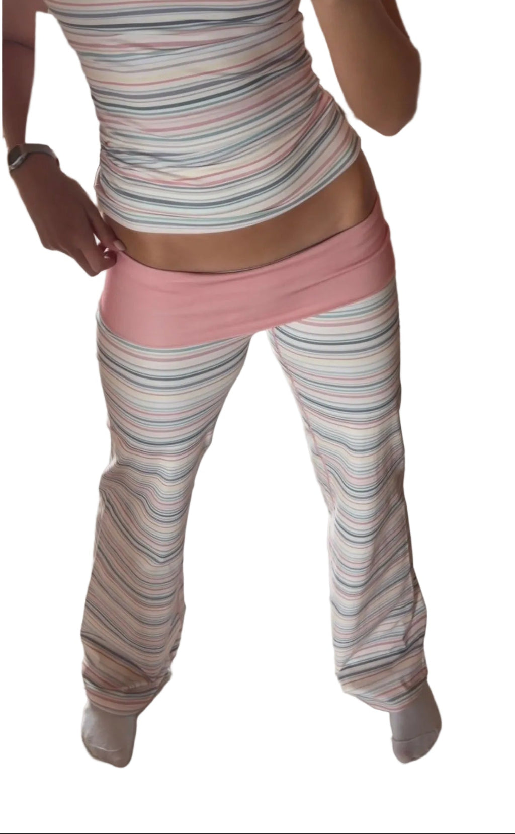 Striped Yoga Pants