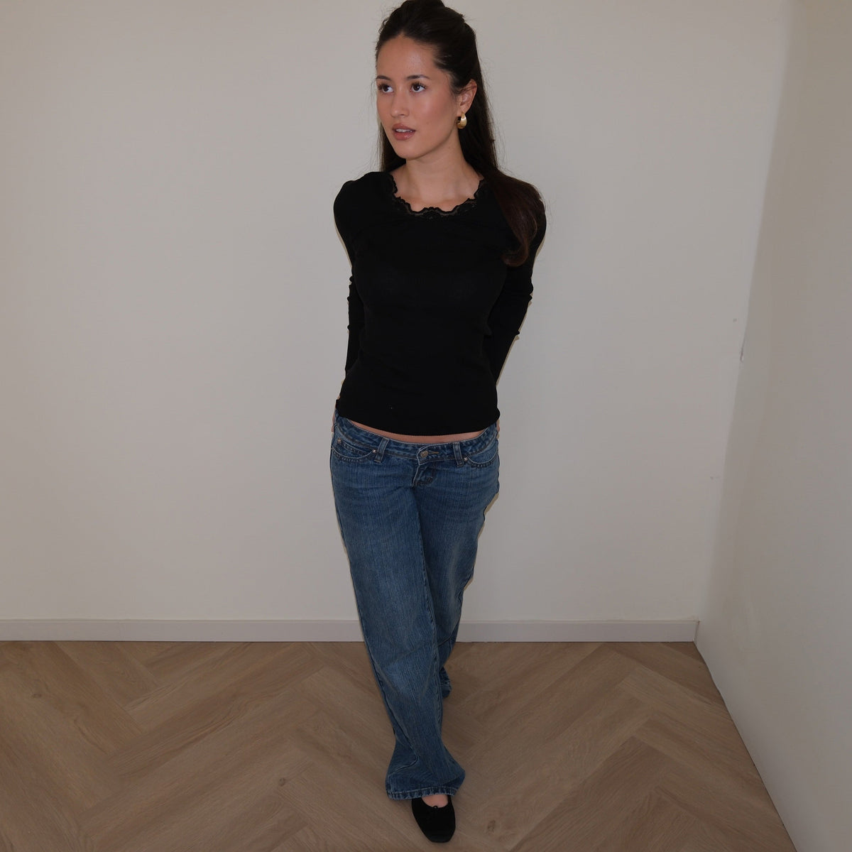 Loose staple jeans